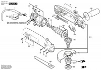 Bosch 0 603 401 903 Pws 680 Angle Grinder 230 V / Eu Spare Parts